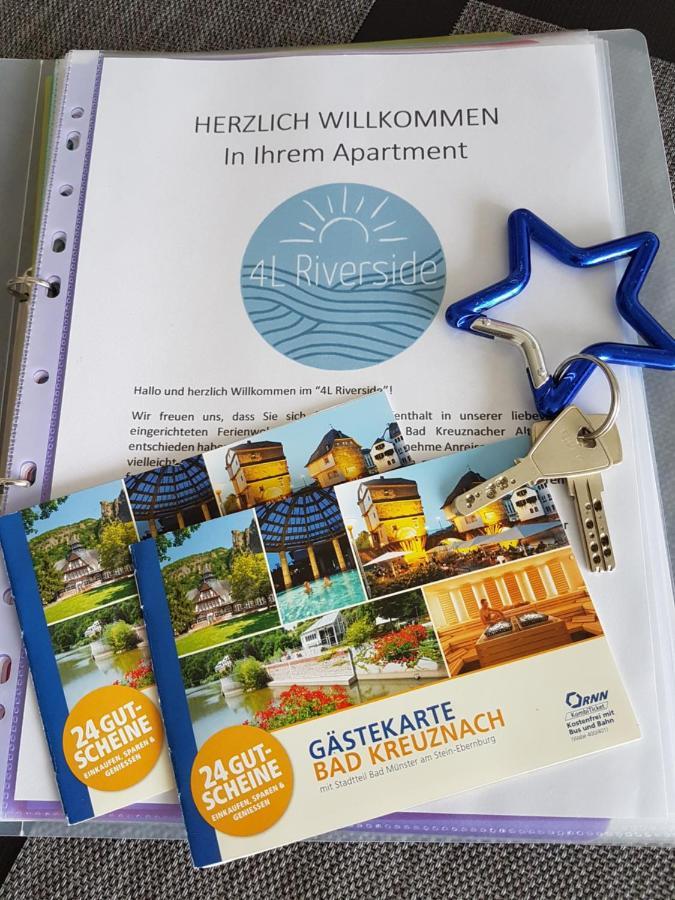 4L Riverside - Naheblick Im Herzen Der Bad Kreuznacher Altstadt Exteriör bild